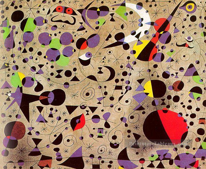 La poétesse Joan Miro Peintures à l'huile